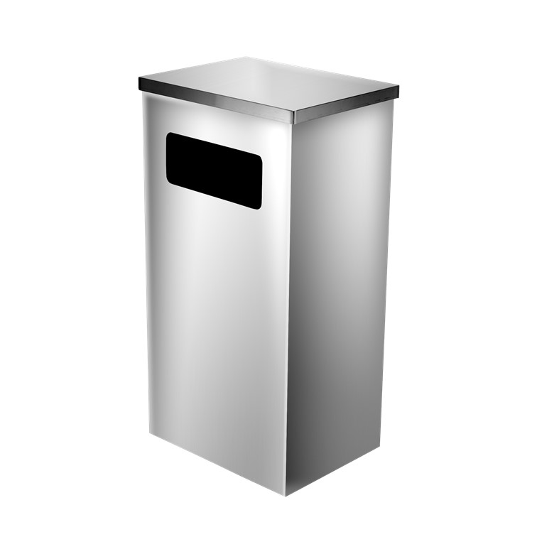 SS111 Stainless Steel Bin Rectangular C/W Flat Top Top Bins