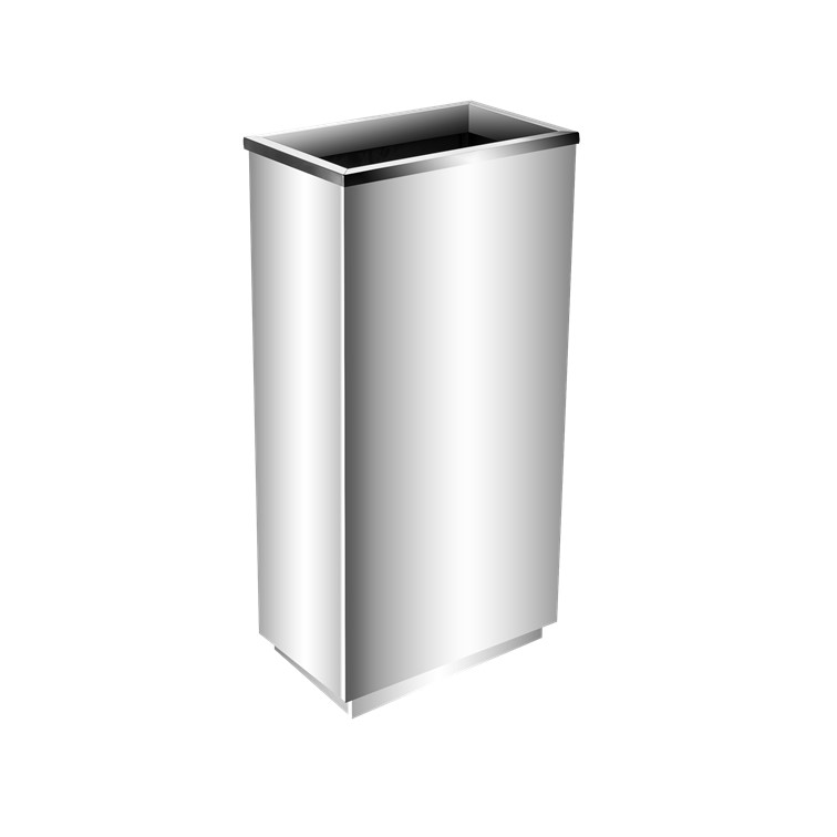 SS102OT Stainless Steel Bin Rectangular C/W Open Top Top Bins