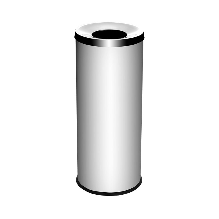 SS112 Stainless Steel Bin Round C/W Open Top Top Bins