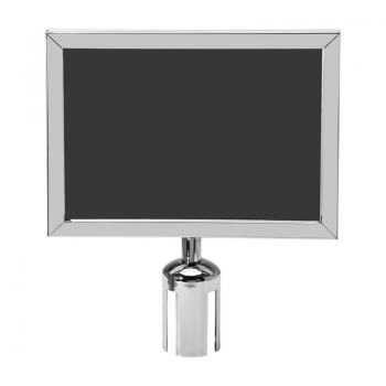 Stainless Steel Q-up Stand Insert/Slip in Frame - Horizontal (A4/A3)