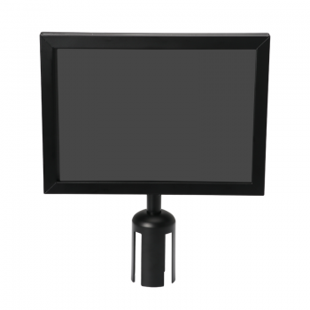 Black Q-up Stand Insert/Slip in Frame - Horizontal (A4/A3)