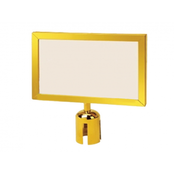 Gold Q-up Stand Insert/Slip in Frame - Horizontal (A4/A3)