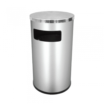 SS107-FT Stainless Steel Bin Round C/W Flat Top