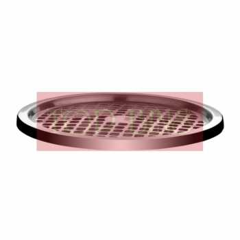SS108-B Black Powder Coated Bin Round C/W Ashtray Top