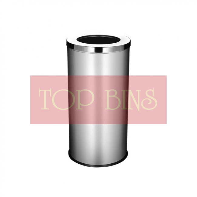 SS107 Stainless Steel Bin Round C/W Open Top