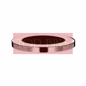 SS107-B Black Powder Coated Bin Round C/W Open Top