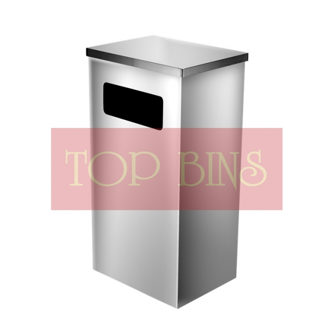 SS111 Stainless Steel Bin Rectangular C/W Flat Top