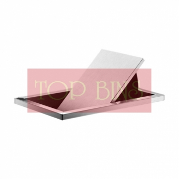 SS102 Stainless Steel Bin Rectangular C/W Flip Top