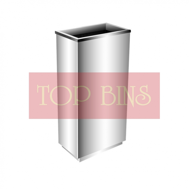 SS102-OT Stainless Steel Bin Rectangular C/W Open Top