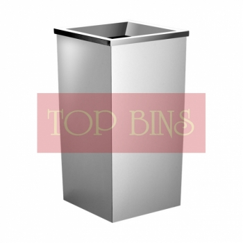 SS110-L Stainless Steel Bin Square C/W Open Top