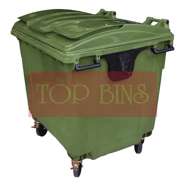 1100L Mobile Garbage Bin 4-Wheel