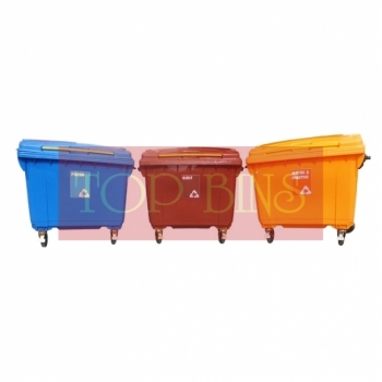 660L|M3| Recycle Mobile Garbage Bin 3-in-1