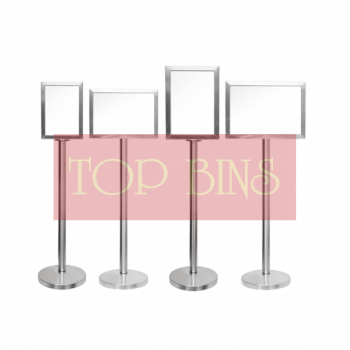 Stainless Steel Signage/Display Stand (A4/A3, Vertical/Horizontal, Portrait/Landscape)