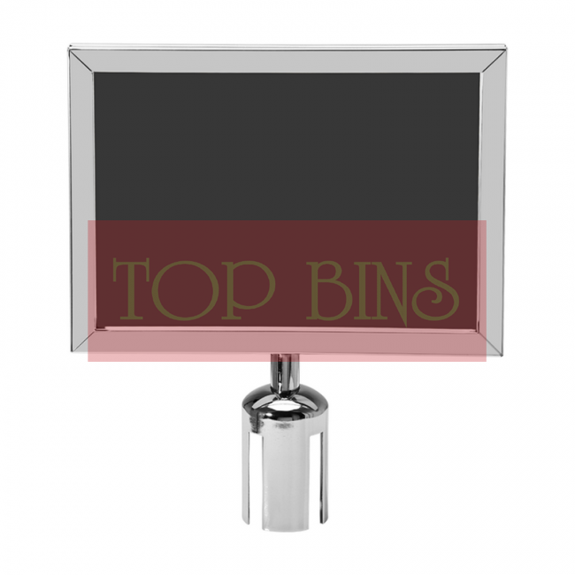 Stainless Steel Q-up Stand Insert/Slip in Frame - Horizontal (A4/A3)