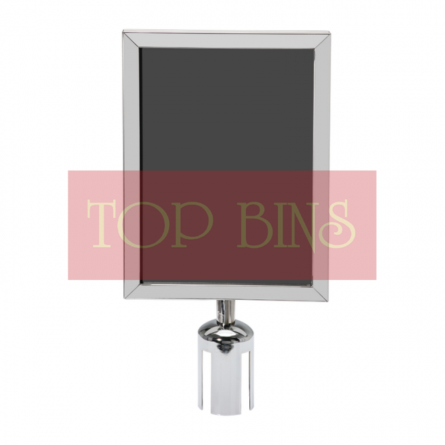 Stainless Steel Q-up Stand Insert/Slip in Frame - Vertical (A4/A3)