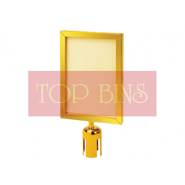 Gold Q-up Stand Insert/Slip in Frame - Vertical (A4/A3)