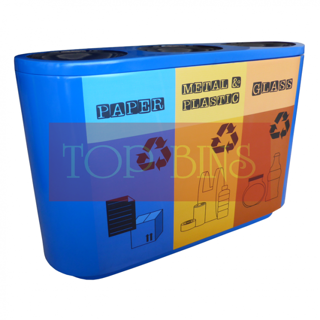 Joint Recycle Bin 3-in-1 c/w Inner Bin