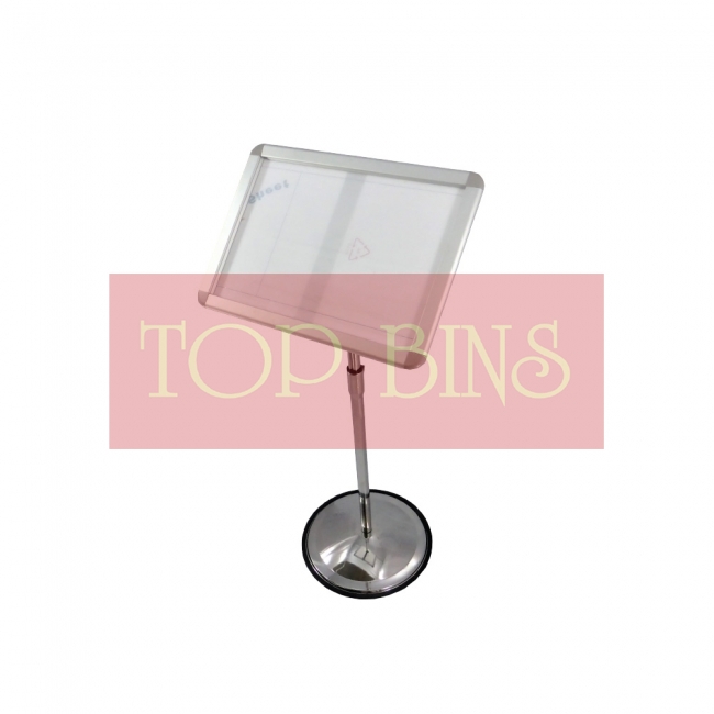 Stainless Steel A3 Signboard Stand - 360°