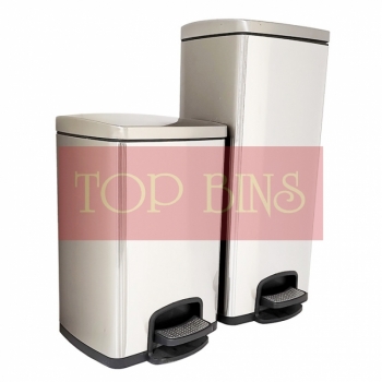 Stainless Steel Pedal Bin (Square) – 20L / 30L