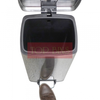 Stainless Steel Pedal Bin (Square) – 20L / 30L