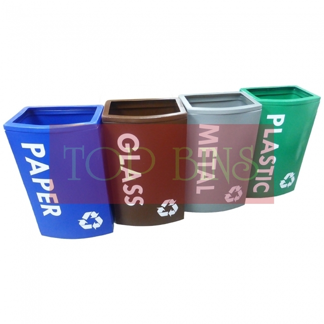 Initial OT 120 LL-Recycle Bin 4-in-1 c/w Bag Holder