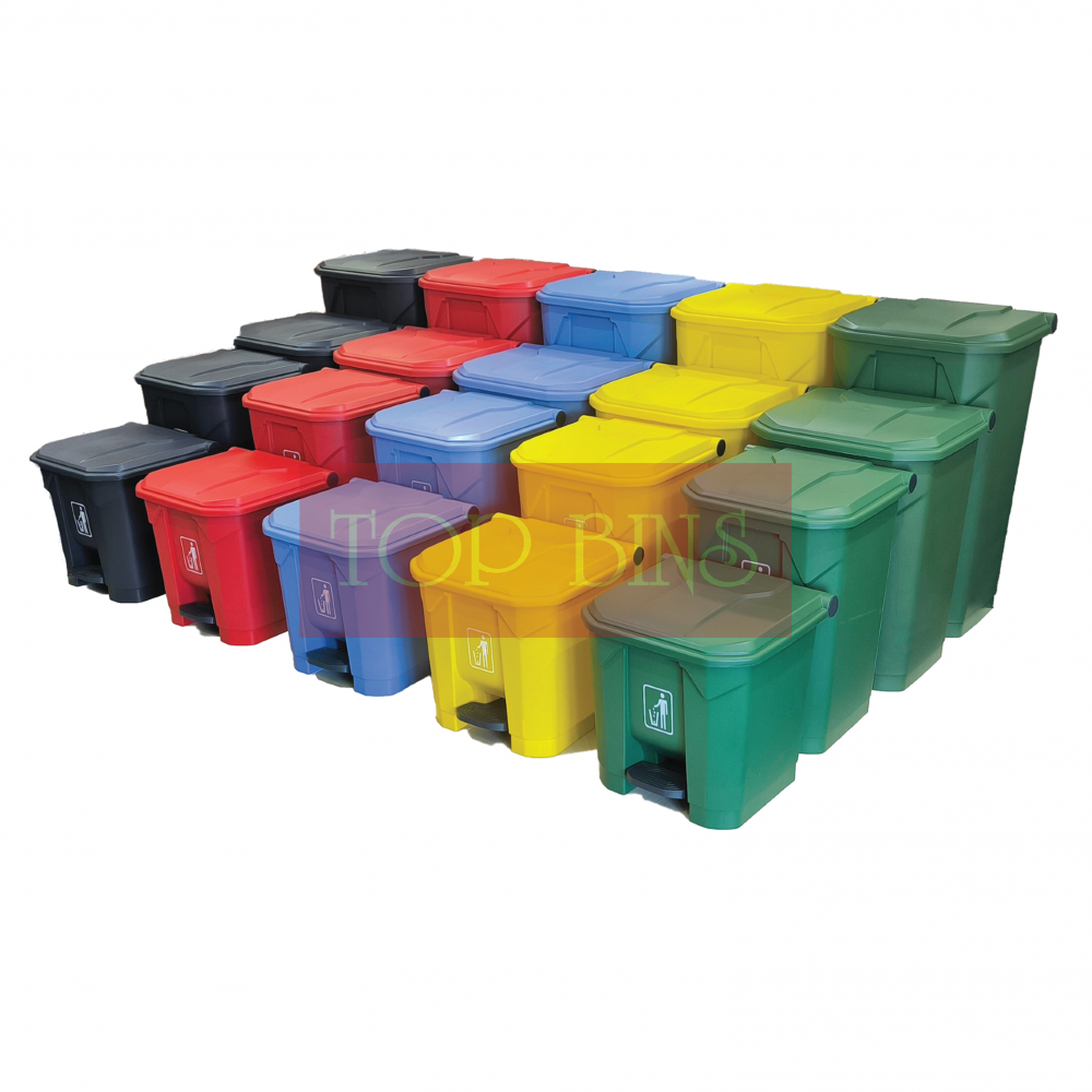 TT Pedal Bin - 30L / 45L / 68L / 87L | Grey / Yellow / Blue / Red / Green