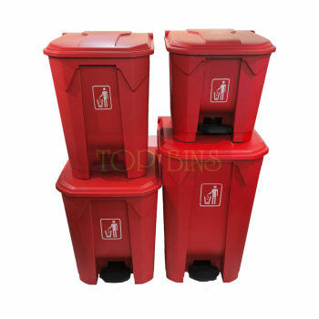 TT Pedal Bin - 30L / 45L / 68L / 87L | Grey / Yellow / Blue / Red / Green