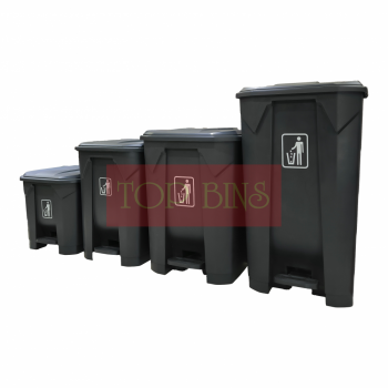 TT Pedal Bin - 30L / 45L / 68L / 87L | Grey / Yellow / Blue / Red / Green