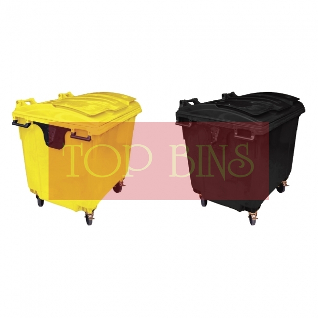 1100L Mobile Garbage Bin 4-Wheel