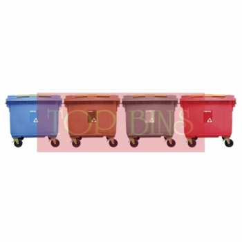 660L|M4| Recycle Mobile Garbage Bin 4-in-1