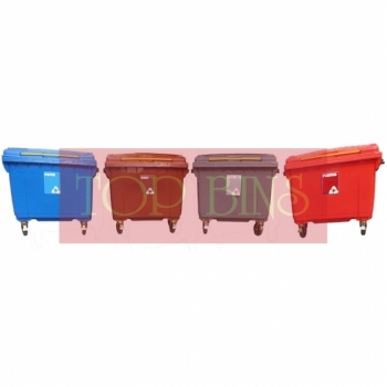 660L|M4| Recycle Mobile Garbage Bin 4-in-1
