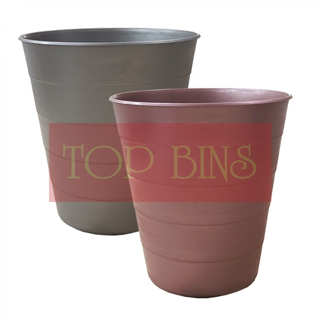 Okrugli Bin – Grey / Pink