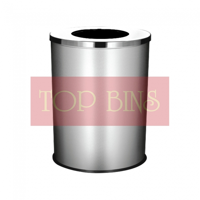 SS117 Stainless Steel Bin Round (XL) C/W Open Top