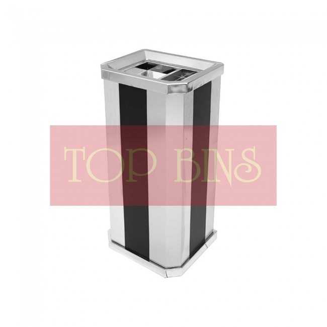 SS411 Stainless Steel + Silkscreen Bin Diamond c/w Open Top