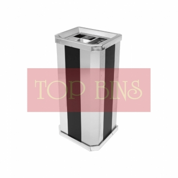 SS411 Stainless Steel + Silkscreen Bin Diamond c/w Open Top