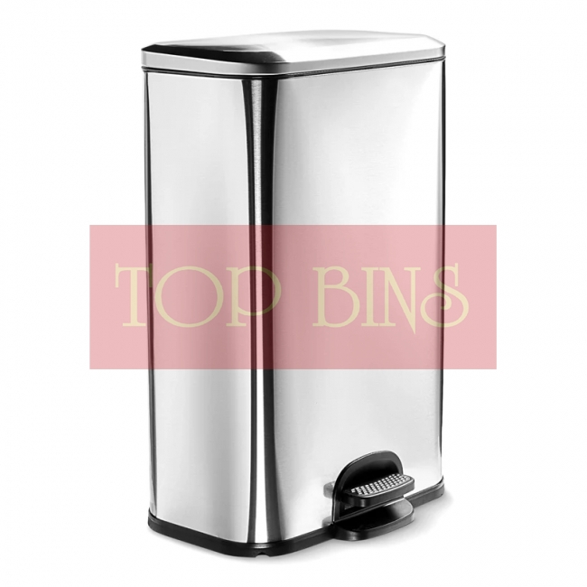 Stainless Steel Pedal Bin (Rectangular) – 50L