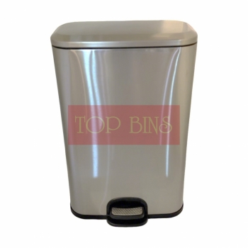 Stainless Steel Pedal Bin (Rectangular) – 50L