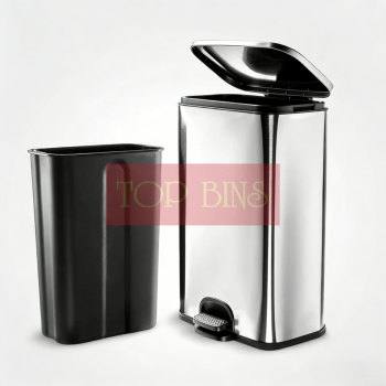 Stainless Steel Pedal Bin (Rectangular) – 50L