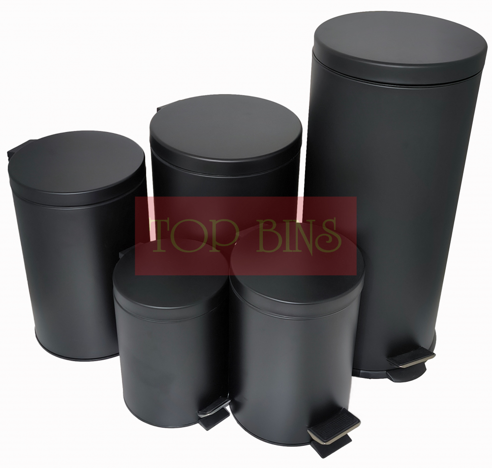 Powder Coated Pedal Bin (Round) – 5L / 8L / 12L / 20L / 30L