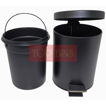 Powder Coated Pedal Bin (Round) – 5L / 8L / 12L / 20L / 30L