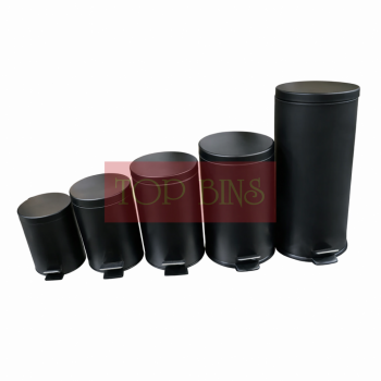 Powder Coated Pedal Bin (Round) – 5L / 8L / 12L / 20L / 30L