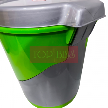 Plastic Round Pedal Bin - 15L / 30L / 45L | Red / Blue / Yellow / Green