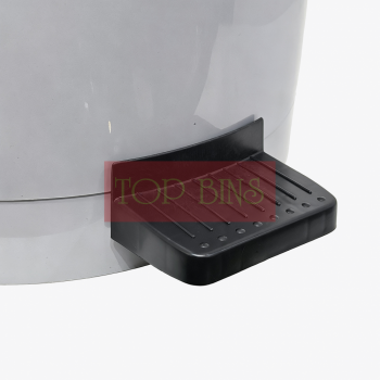 Plastic Round Pedal Bin – Grey (Metal Rod) | 35L