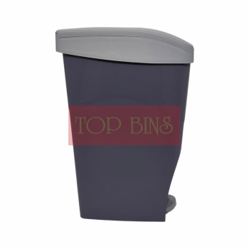WC Cubicle Pedal Bin | Grey | 17L