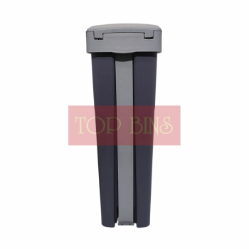 WC Cubicle Pedal Bin | Grey | 17L