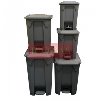 BTL Pedal Bin – 20K / 30K / 50K / 80K / 100K | Cool Grey (15L / 25L / 38L / 65L / 85L)