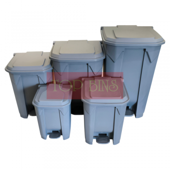 BTL Pedal Bin – 20K / 30K / 50K / 80K / 100K | Cool Grey (15L / 25L / 38L / 65L / 85L)
